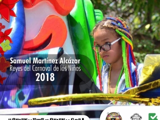 Samuel Martínez Alcázar - Rey Momodel Carnaval de los Niños 2018