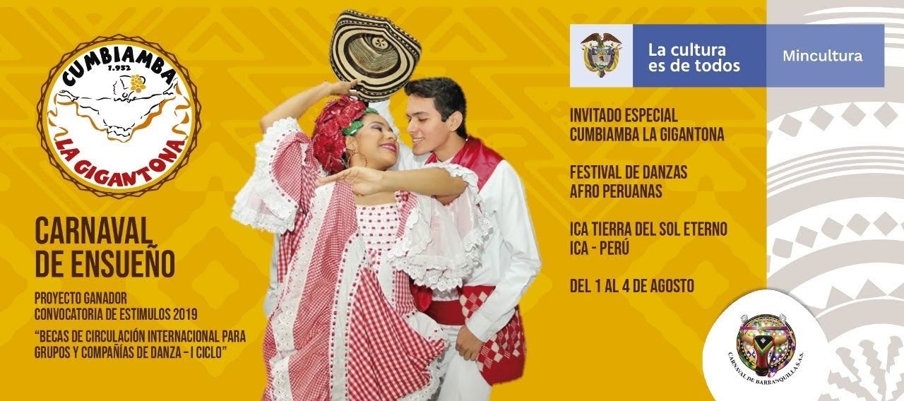 Carnaval de Barranquilla en Festival de Danzas en Perú
