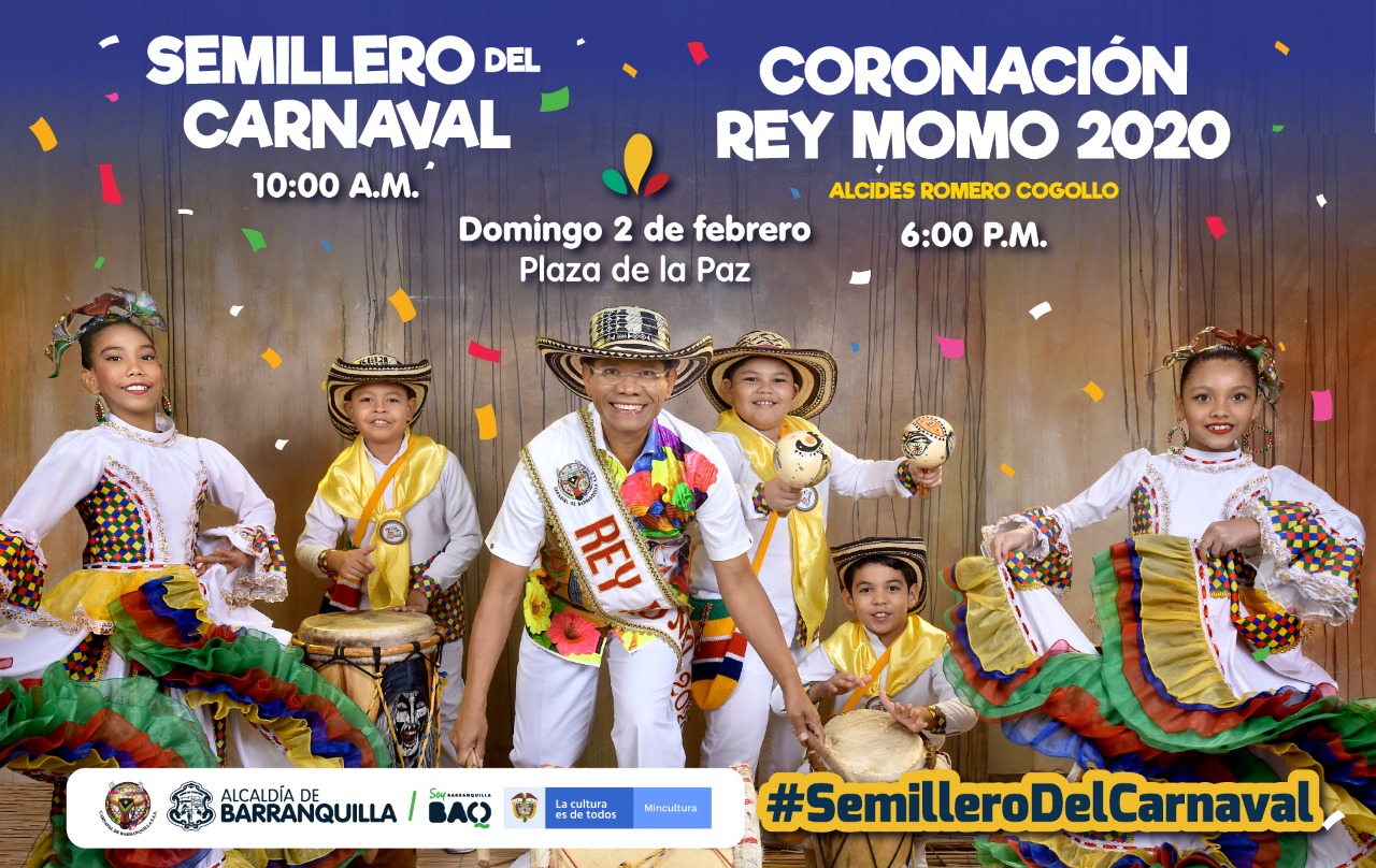 Este domingo, Semillero del Carnaval y Coronación del Rey Momo 2020