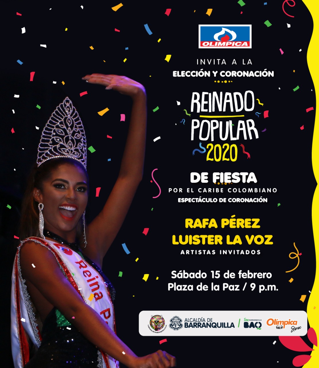 Elección y Coronación Reina Popular 2020, un homenaje a las Fiestas del Caribe