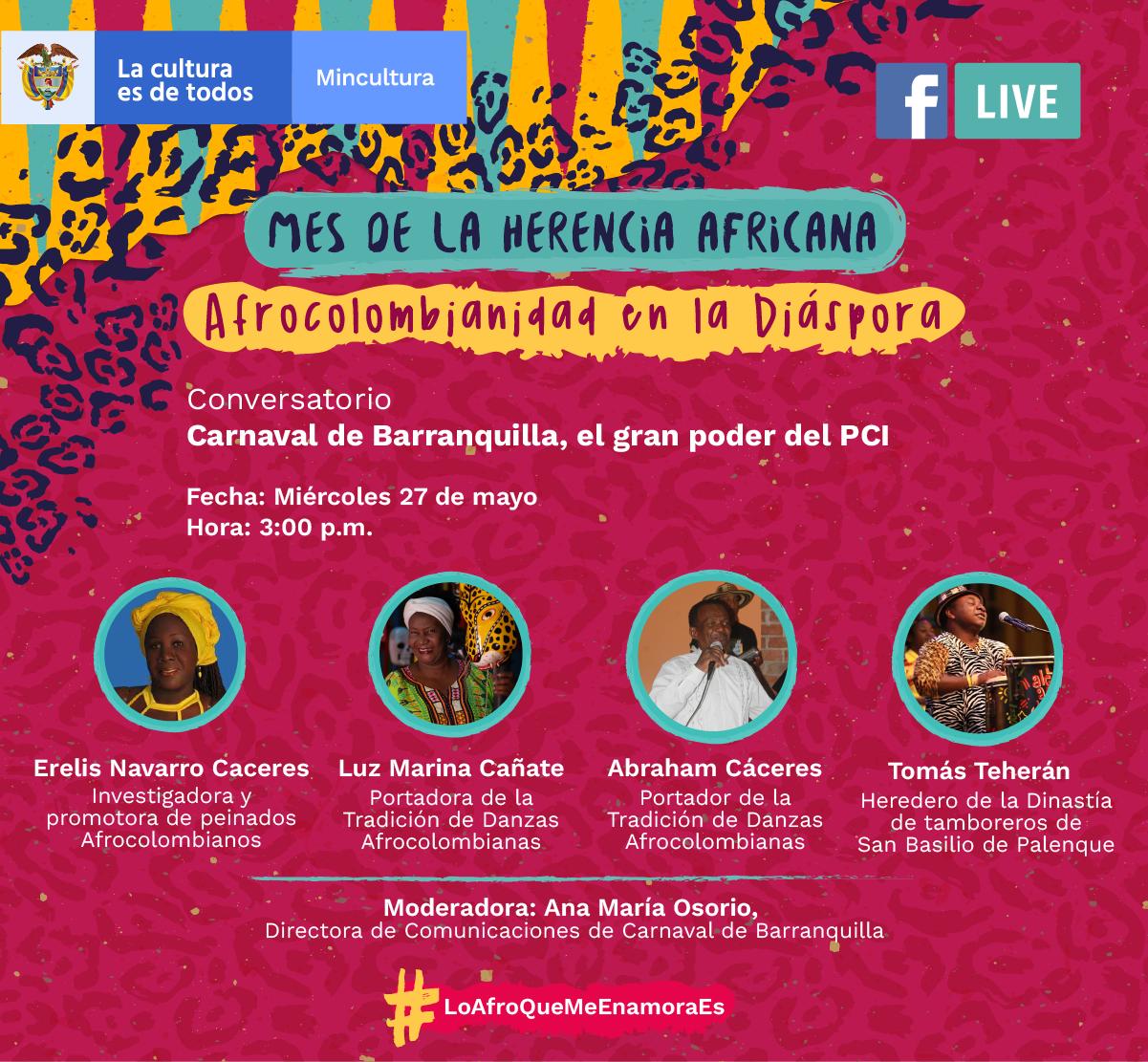 Festival Digital de la Herencia Africana llega al Ministerio de Cultura